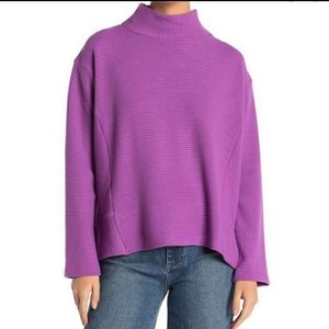Melloday Ottoman ribbed knit turtleneck sweater